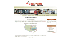 Desktop Screenshot of cherryvillepublicwarehouse.com